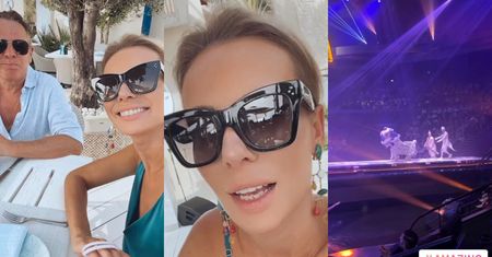 Dubajskiej la dolce vita Izabeli Janachowskiej ciąg dalszy: rodzinne spacery, późny lunch i słynny pokaz na żywo (ZDJĘCIA)