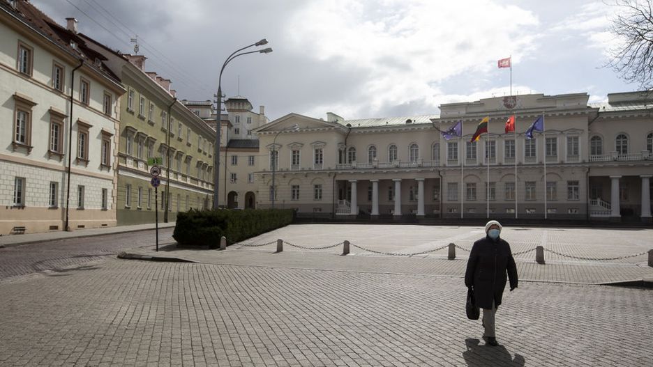 Ulice Wilna opustoszały