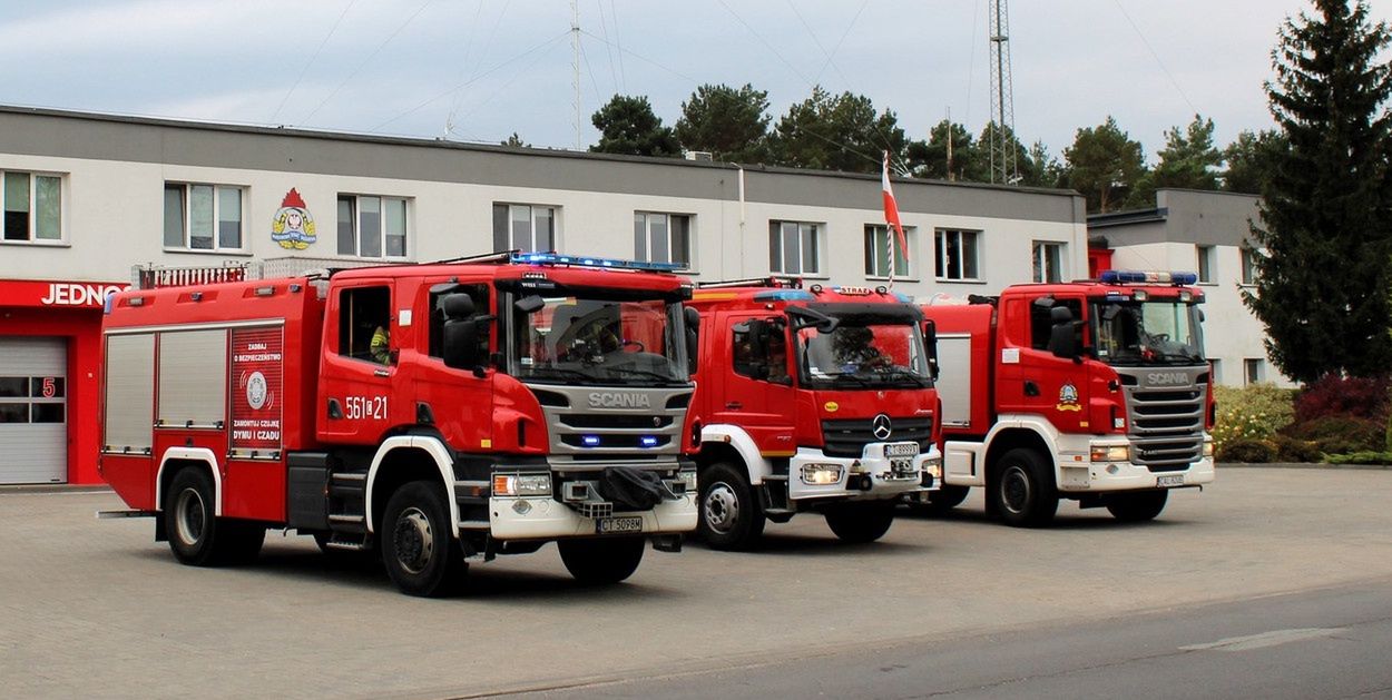 Włocławek: Strażacy ruszają w teren. Możliwe utrudnienia w ruchu