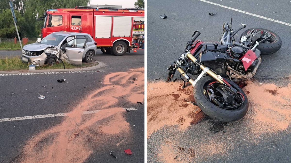 Śmiertelny wypadek z udziałem motocyklisty