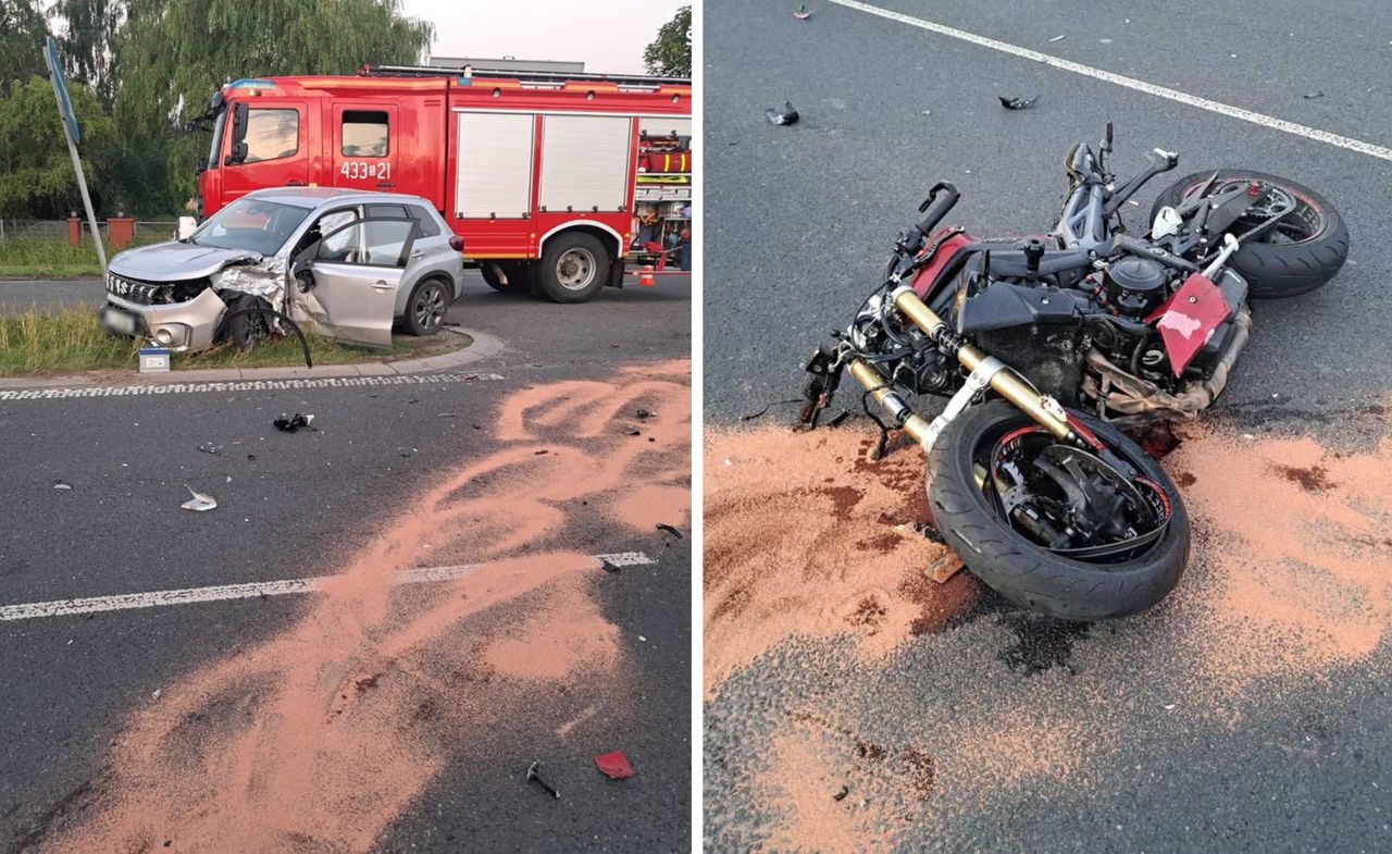 Tragedia na Śląsku. Motocyklista nie miał szans