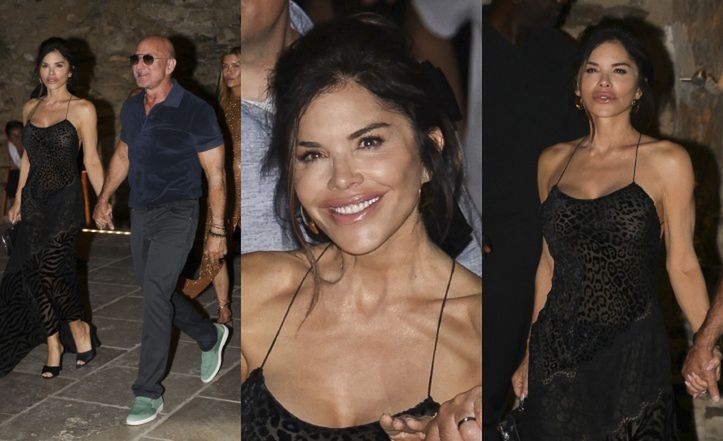 Lauren Sanchez paraduje w prześwitującej sukience w Saint Tropez