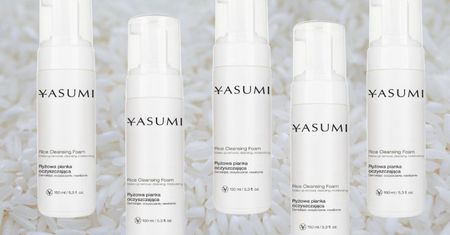 YASUMI Rice Cleansing Foam delikatna pianka myjąca z proteinami ryżu