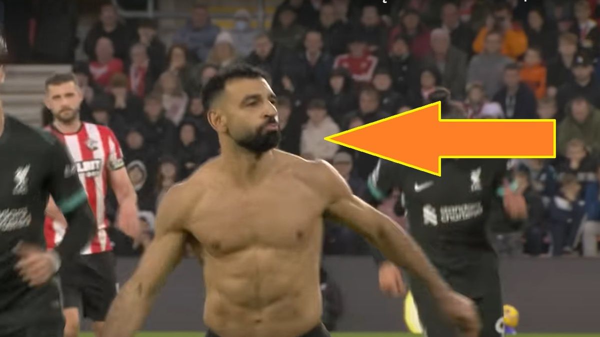 Mohamed Salah w meczu z Southampton FC