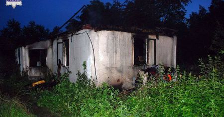 Tragiczny pożar domu w Wygnanowie. Nie żyją dwie osoby