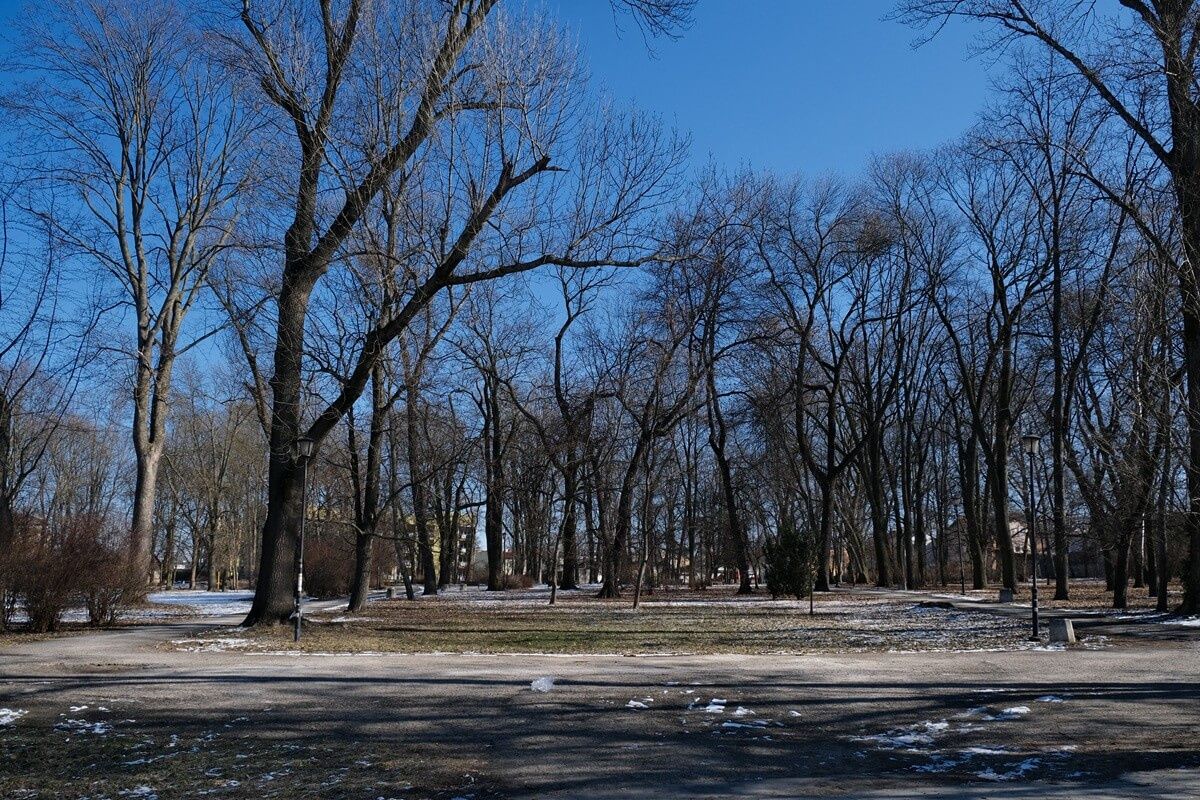 Park Bronowice przed rozpoczęciem remontu
