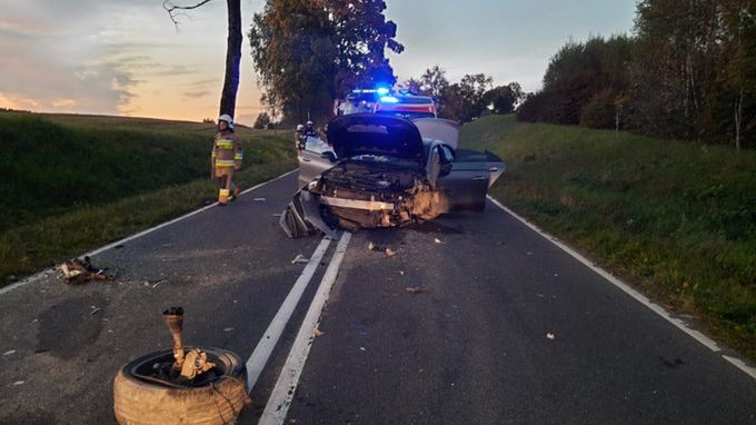 Mercedesem podróżowało małżeństwo z 4-letnim dzieckiem