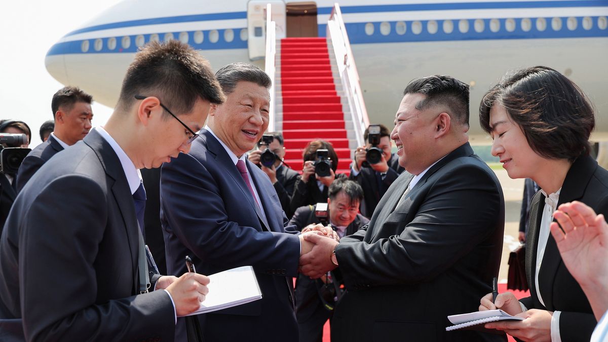 Xi Jinping i Kim Dzong Un