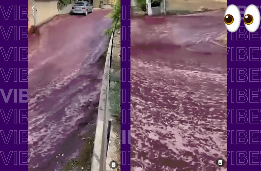 Rzeka wina zalała portugalskie miasto