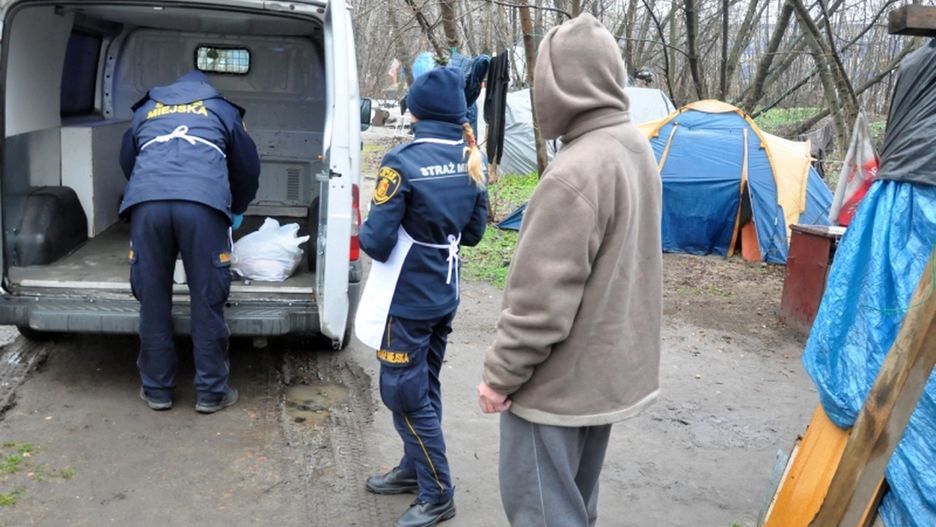 Warszawa. Rusza akcja "Trochę ciepła dla bezdomnego", fot. Straż Miejska