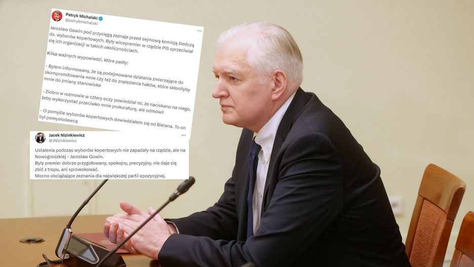 Jarosław Gowin zeznaje przed komisją śledczą