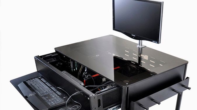 Pecet, który jest... biurkiem. Pomysłowa i śliczna obudowa 1