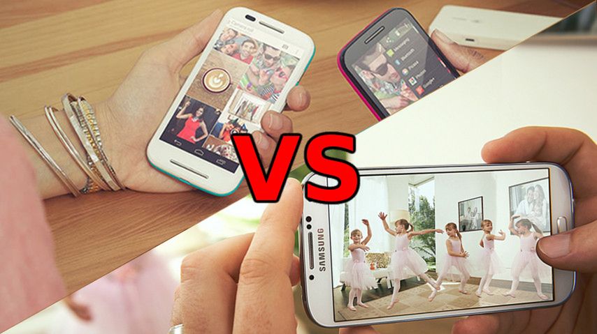 Motorola Moto E vs Samsung Galaxy S4 - który jest szybszy?