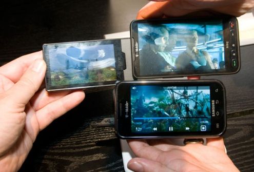 Samsung Galaxy S, HTC HD2 i Zune HD - kolejne porównanie wyświetlaczy [wideo]