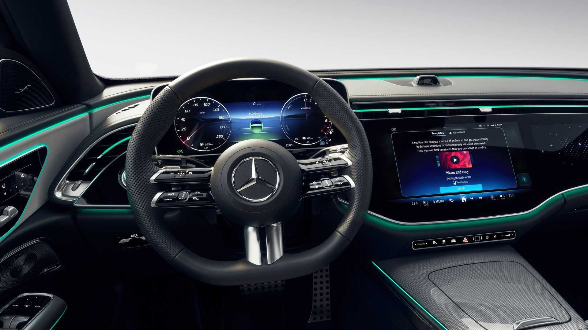 Nowy Mercedes Klasy E - wnętrze