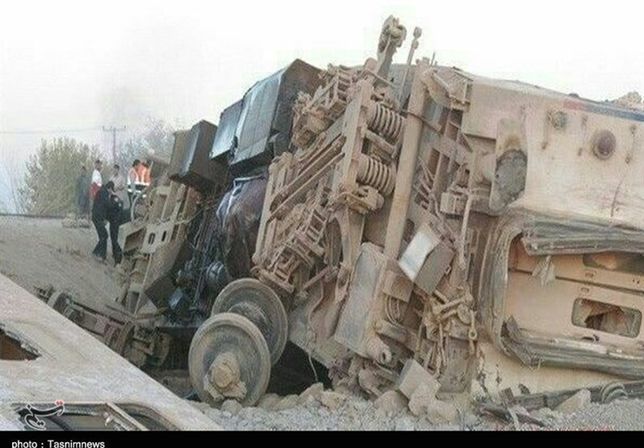 Katastrofa pociągu w Iranie