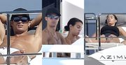 Miliarder Cristiano Ronaldo i jego ukochana Georgina Rodriguez opalają jędrne ciała na luksusowym jachcie (ZDJĘCIA)