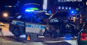 Kiełpin: Zderzenie radiowozu z Mini Cooperem. Kia uderzyła w słup. Rannych dwóch policjantów