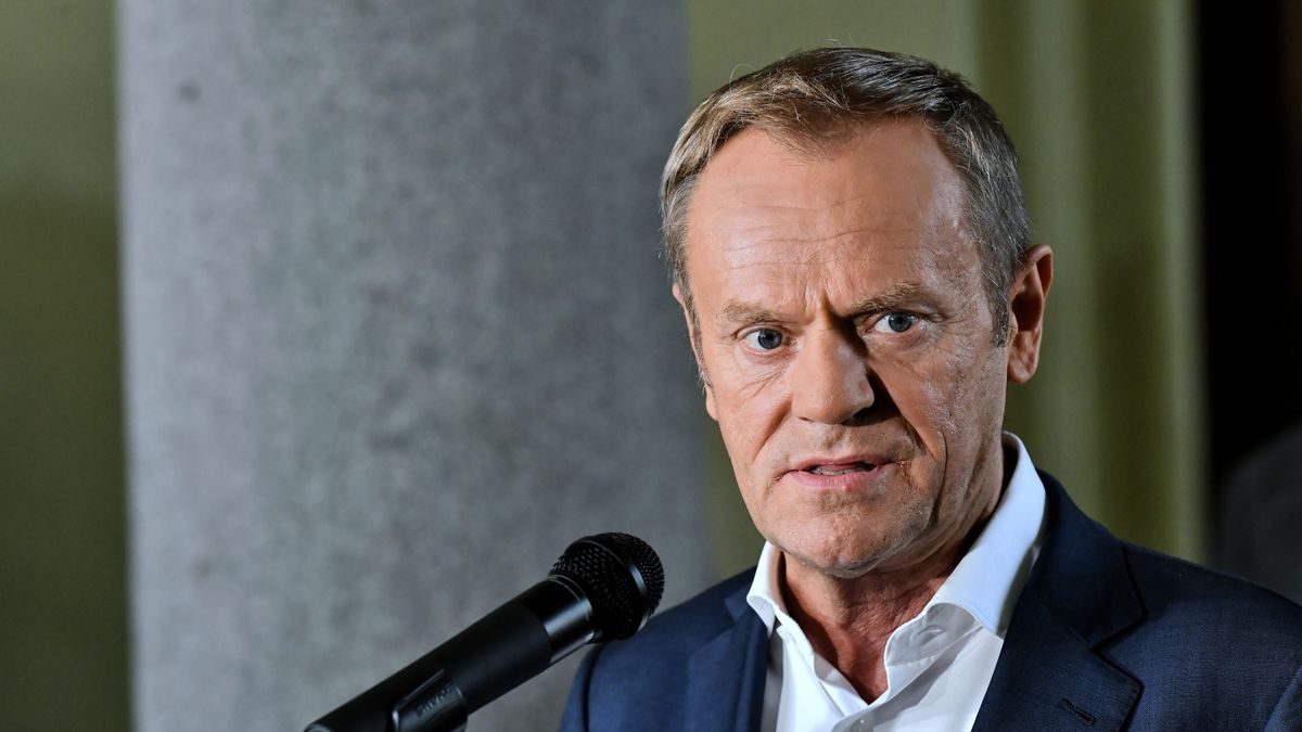 Donald Tusk podczas wizyty na Dolnym Śląsku