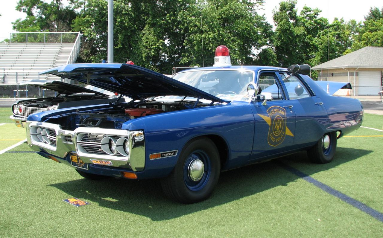 1972 Plymouth Fury Michigan State Police