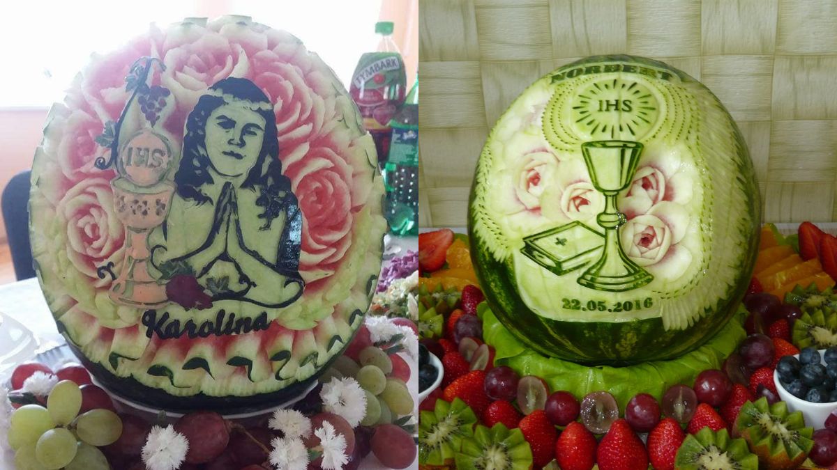 Arbuz komunijny - nowy trend w mediach społecznościowych