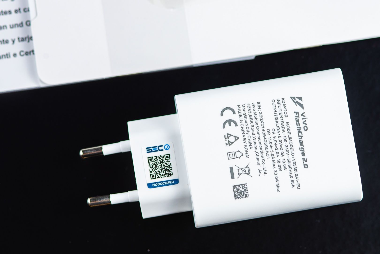 vivo V21 5G ładowarka
