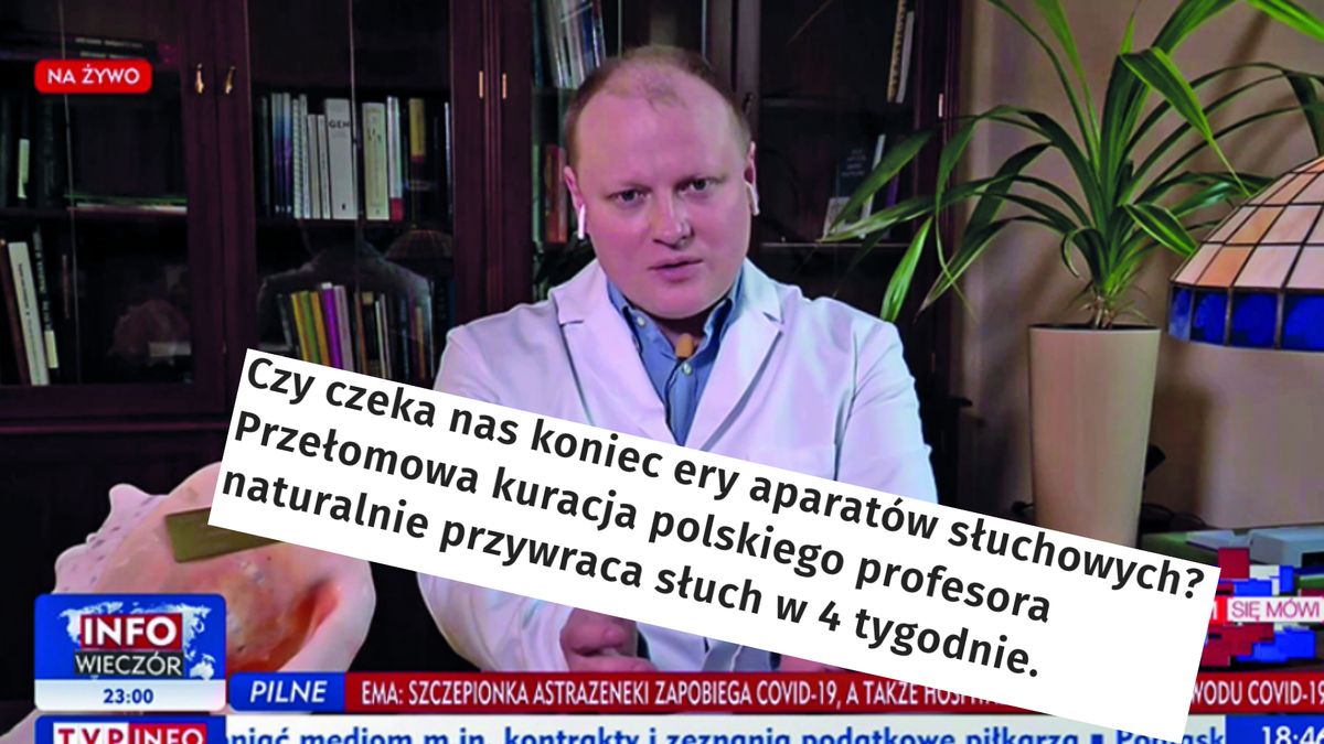 Oszuści podszyli się pod lekarza. Oliwą z oliwek chcą leczyć głuchotę