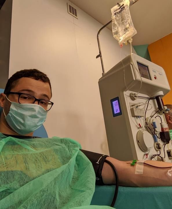 Oddał osocze siedem razy