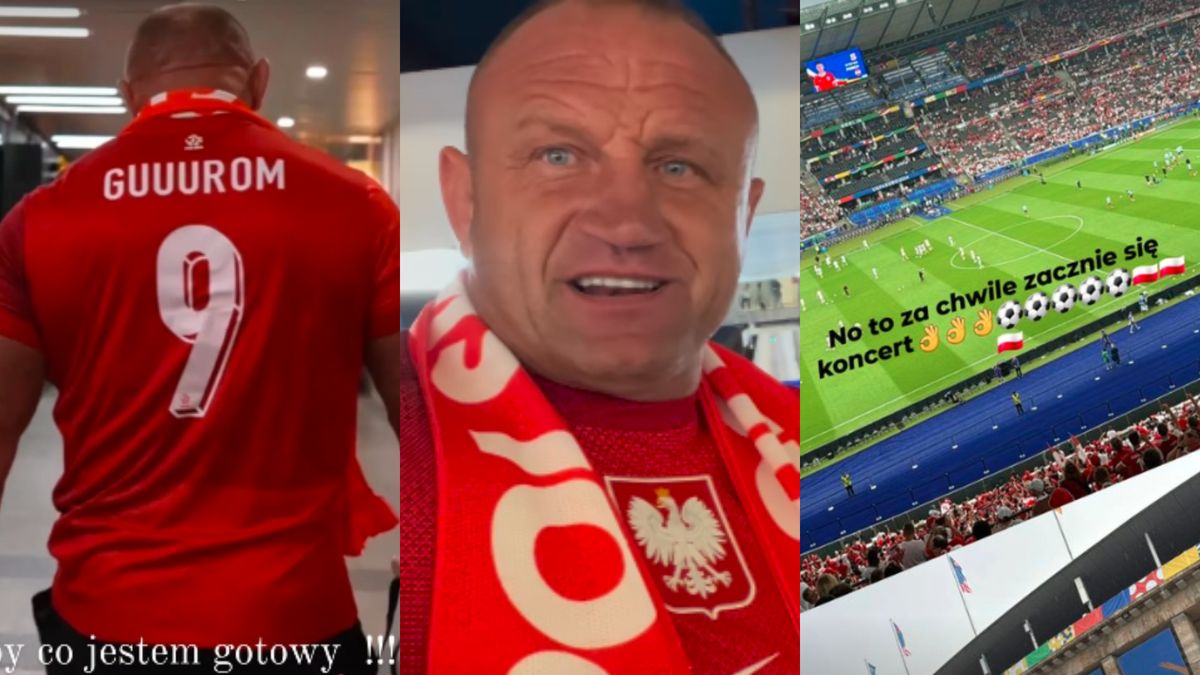 Mariusz Pudzianowski ogłaszał, że jedzie na mecz do Berlina. Problem w tym, że nikt go tam nie widział