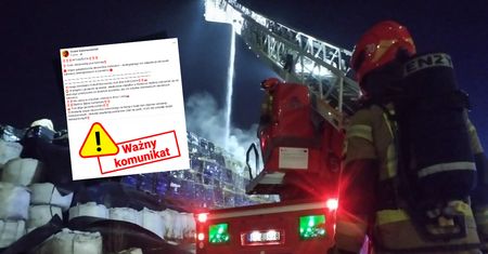 Co spłonęło na składowisku? "Zamknijcie drzwi i okna"