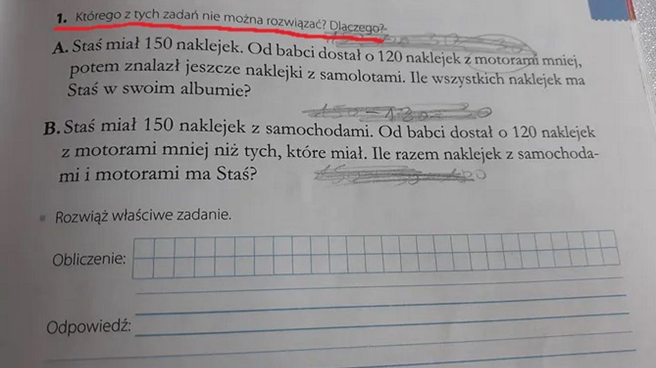 Zadanie z matematyki bez rozwiązania. Z pomocą przyszli internauci