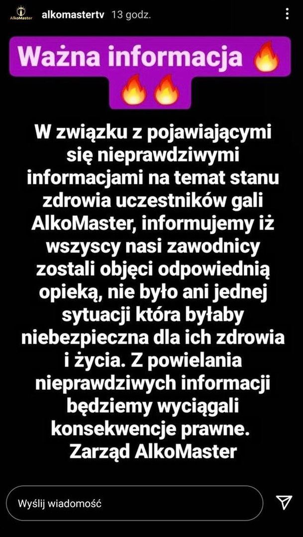 Organizatorzy AlkoMaster odnieśli się do zarzutów