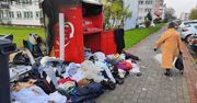 Tarnobrzeg: Ktoś podpalił kontener na używaną odzież i śmieci
