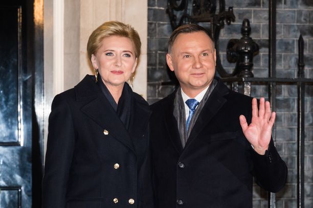 Agata Kornhauser-Duda z mężem