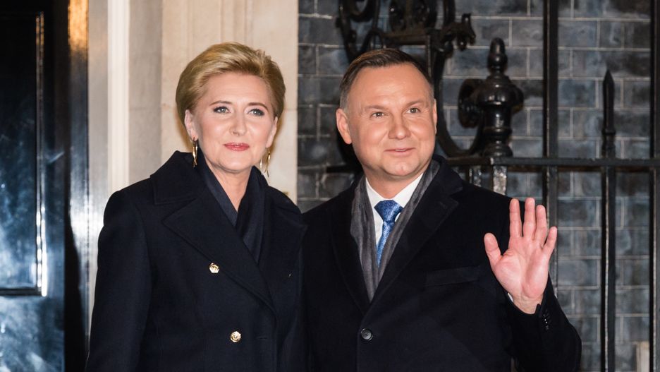 Agata Kornhauser-Duda z mężem