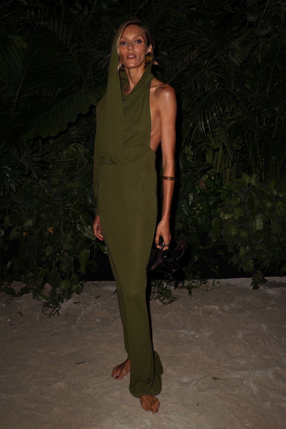 Anja Rubik na imprezie w Miami