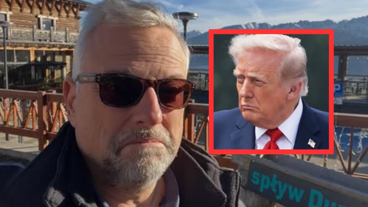 Marcin Wrona zszokowany grafiką, którą wrzucił Trump do sieci.