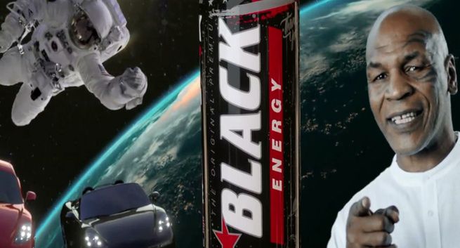 Mike Tyson reklamuje Kosmiczną Loterię Black