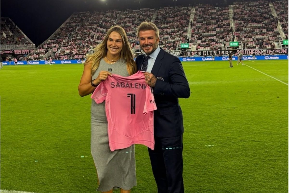 Messi przyciąga gwiazdy tenisa. Sabalenka jak Djoković