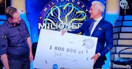 "Milionerzy". Pan Jacek wygrał milion. Pytanie było bajecznie proste