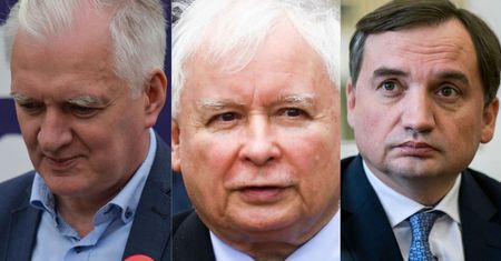 Kaczyński wyskoczył na wino. Wpadł Gowin i Ziobro
