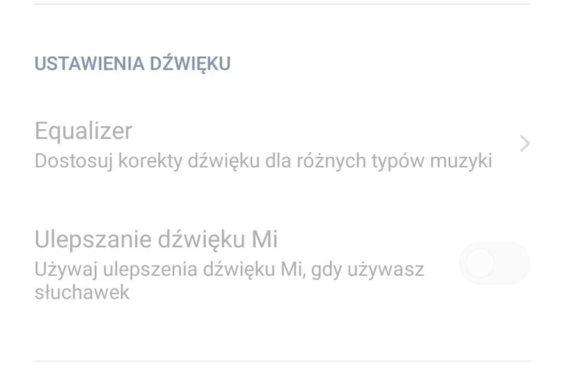MIUI blokuje EQ po podłączeniu słuchawek przez BT