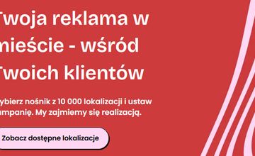 AMS uruchamia platformę dla małych firm. Reklamę zewnętrzną można kupić online