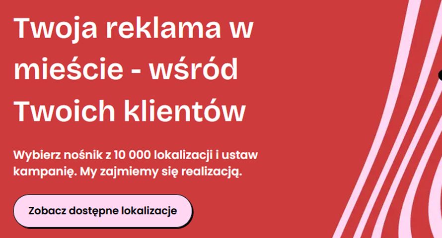 AMS uruchamia platformę dla małych firm. Reklamę zewnętrzną można kupić online