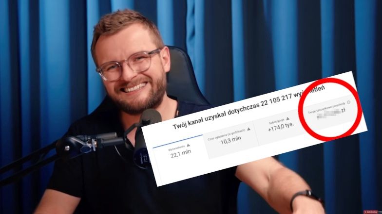 Karol Paciorek zdradził, ile zarabia na YouTube