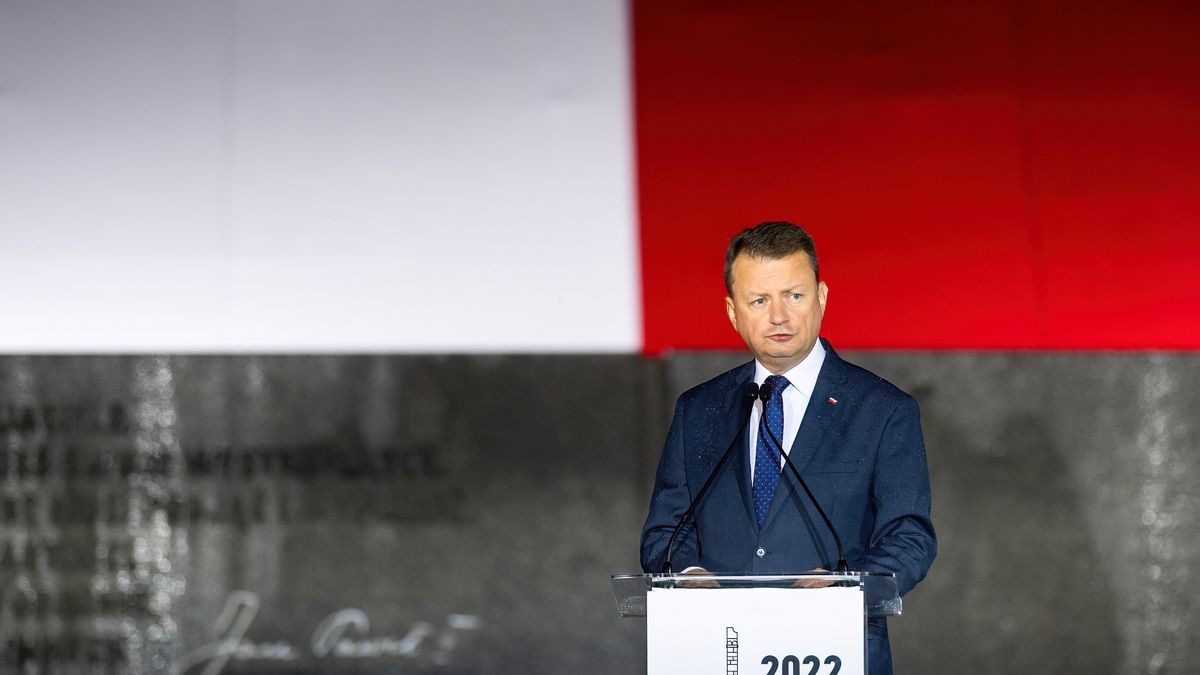 Na zdjęciu wicepremier Mariusz Błaszczak w trakcie obchodów rocznicy Westerplatte