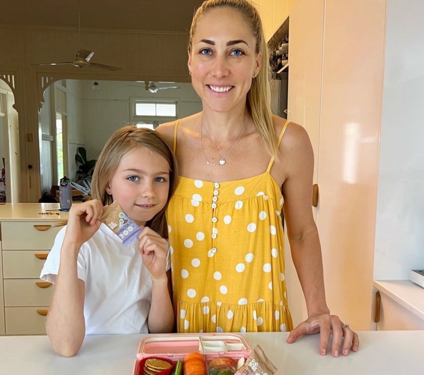 Shan z córką Grace