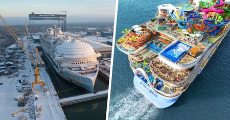 Zwodowano największy wycieczkowiec świata. Icon of the Seas wypłynie w morze w 2024 r.