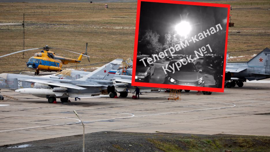 Kijów znów chwali się udaną akcją. Tym razem dronami zaatakowana została baza w Kursku