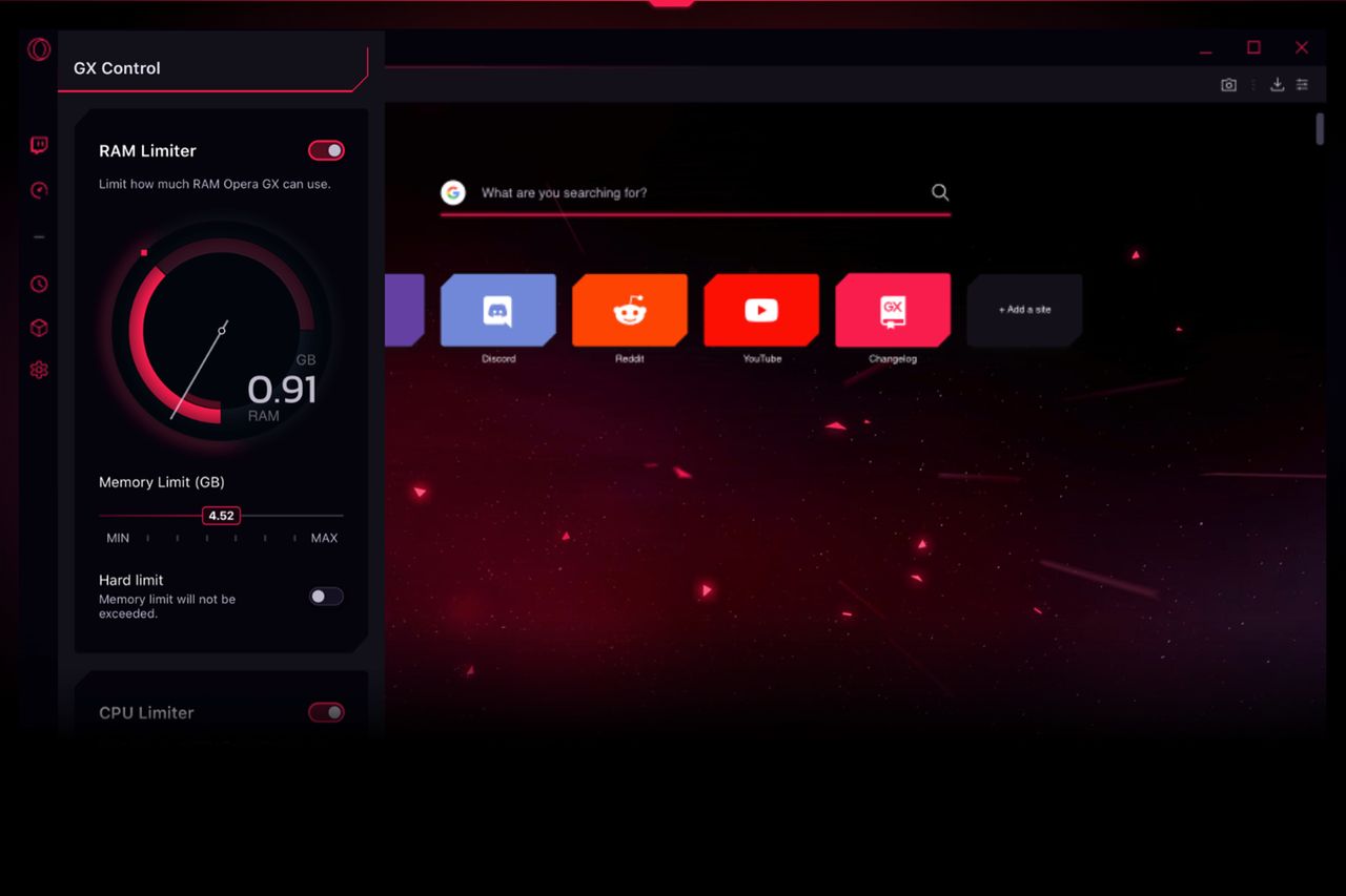 Opera GX: przeglądarka dla graczy ogranicza zużycie procesora, RAM-u i łącza